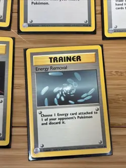 Vintage Pokemon Trainer And Energy Card Lot of 1999 - Image 3