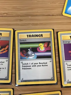 Vintage Pokemon Trainer And Energy Card Lot of 1999 - Image 4