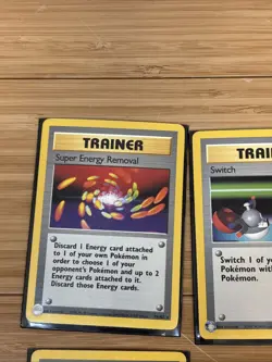 Vintage Pokemon Trainer And Energy Card Lot of 1999 - Image 5