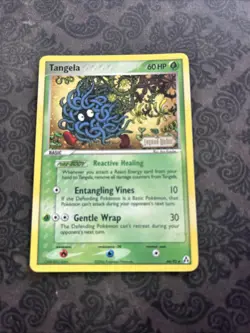 Pokemon TCG Legend Maker Tangela 44/92 Stamped Reverse Holo - Image 1