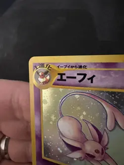 Pokemon TCG Japanese Old Back Espeon No. 196 Holo Neo Discovery - LP - Image 2