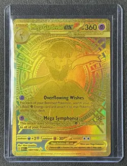 MEGA GARDEVOIR EX 2025 POKEMON EVOLUTION #187/132 HYPER RARE C - Image 1