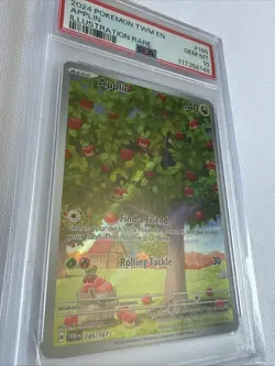 Pokemon TCG Applin Twilight Masquerade English Full Art Graded PSA 10 - Image 1