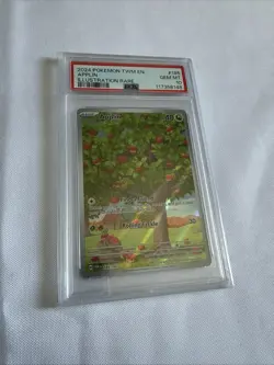 Pokemon TCG Applin Twilight Masquerade English Full Art Graded PSA 10 - Image 2