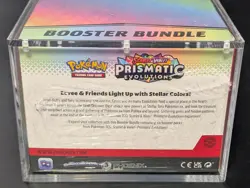 Pokemon SV8.5 Prismatic Evolutions Sealed Booster Bundle Display W/Acrylic Case - Image 3