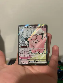 Pokemon TCG Lillie's Clefairy EX 173/159 Ultra Rare Journey Together - Image 1