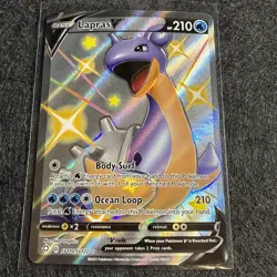 Lapras Pokemon Shining Fates TCG SV110/SV122 Shiny Vault Full Art Holo - Image 1
