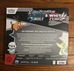 Pokemon TCG Scarlet & Violet Black Bolt & White Flare Unova Poster Collection - Image 2