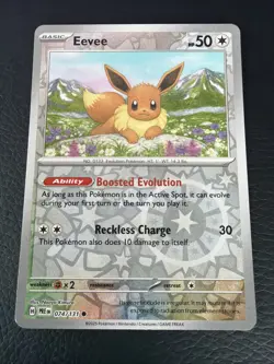Eevee 074/131 Reverse Holo - SV: Prismatic Evolutions - Pokemon TCG - Image 1