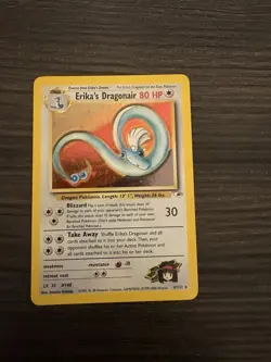Pokemon TCG Erika's Dragonair Gym Heroes 4/132 Holo Unlimited Rare - Image 1