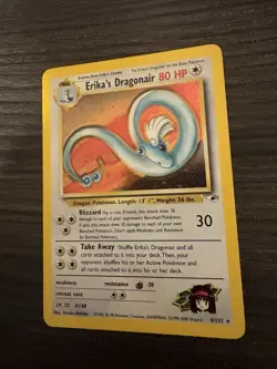 Pokemon TCG Erika's Dragonair Gym Heroes 4/132 Holo Unlimited Rare - Image 3