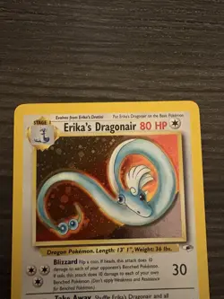 Pokemon TCG Erika's Dragonair Gym Heroes 4/132 Holo Unlimited Rare - Image 4