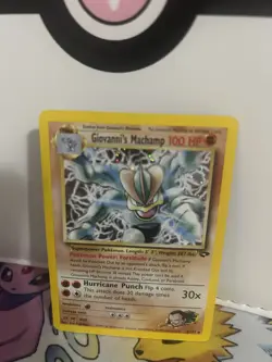 Pokemon TCG Holo Rare Giovanni's Machamp 6/132 Gym Challenge LP-MP - Image 4