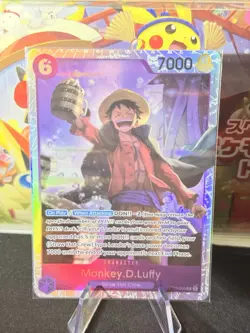 ST26-005 Monkey.D.Luffy SR One Piece Starter Deck 26 English Foil NM #2 - Image 1