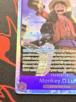 ST26-005 Monkey.D.Luffy SR One Piece Starter Deck 26 English Foil NM #2 - Image 5