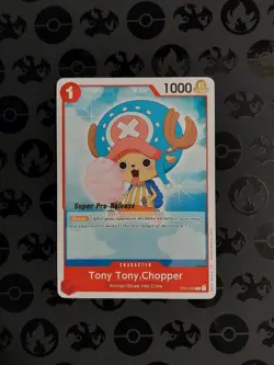 One Piece Tony Tony Chopper C ST01 006 Stamped Super Pre Release English NM - Image 1