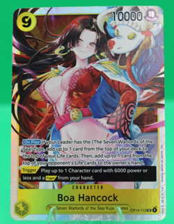 Boa Hancock OP14-112 SR The Azure Sea’s Seven One Piece TCG English NM - Image 1