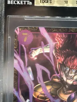 2022-24 One Piece Eustass Captain Kidd Regional Top 64 English BGS 10 - Image 3