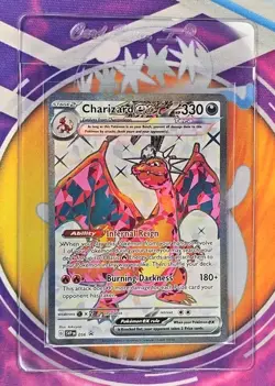 🔥Pokemon Charizard Base Set 004/102 Holo Rare English Card obsidian flames🔥🔥 - Image 5