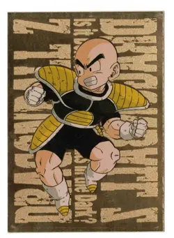 Dragon Ball Z Krillin Gold Foil Card G-3 - Image 1