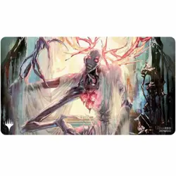 Duskmourn magic standard card Playmat Magic white mythic cycle - Image 1
