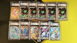 Pokemon CGC Graded Card Lot Of 11 - UR's, IR's, Promos, Full Arts - Image 1