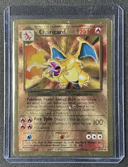 CHARIZARD 2021 POKEMON CELEBRATIONS #4/102 GOLD METAL CARD ULTRA PREMIUM COLL - Image 1