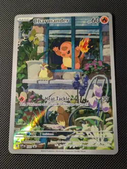 Charmander 044 Scarlet & Violet Obsidian Flames ETB Promo Card Holo NM - Image 2