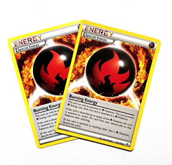 Burning Energy 151/162 x2 2x Breakthrough Pokemon Card LP/MP - Image 1