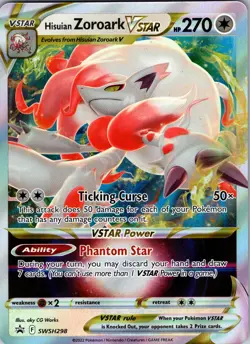 Hisuian Zoroark VSTAR SWSH298 SWSH: Sword & Shield Promo Cards Pokemon TCG NM - Image 1