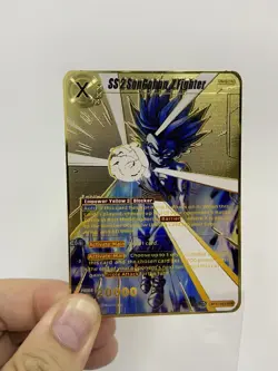 SS2SonGohan Z Flghert Metal Dragon Ball Card-Collectible Gift Display Toys - Image 1