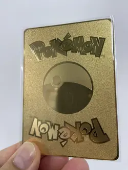 Pikachu VMAX Gold Metal Pokemon Card-Collectible Gift Display！ - Image 2