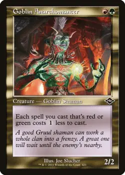 1x Goblin Anarchomancer (ETCHED FOIL Retro) NM - See Pic for Set - SPARROW MAGIC - Image 1