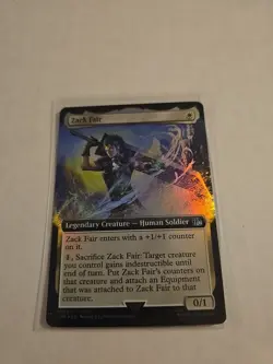 0435 Zack Fair (Extended Art Foil) Final Fantasy Card MTG FIN NM - Image 1