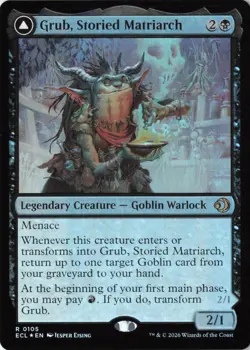 Grub, Storied Matriarch Lorwyn Eclipsed Foil NM 105 ECL MTG - Image 1