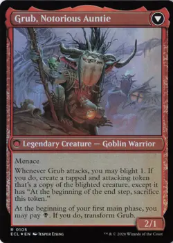 Grub, Storied Matriarch Lorwyn Eclipsed Foil NM 105 ECL MTG - Image 2