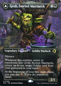 MTG Grub, Storied Matriarch (Borderless) Lorwyn Eclipsed - Foil - Image 1