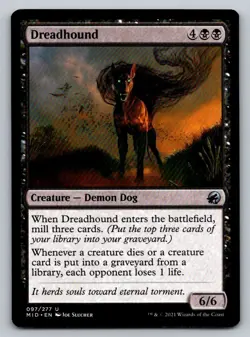 Dreadhound Innistrad: Midnight Hunt Regular - Image 1