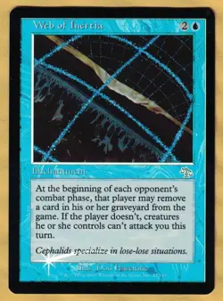 Foil - Web of Inertia (Judgment, Uncommon, English, 3002) MTG - Image 1
