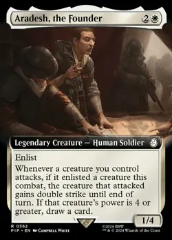 x1 Aradesh, the Founder - Extended Art R MTG Universes Beyond: Fallout M/NM, Eng - Image 1