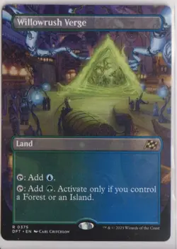 MTG Willowrush Verge (Borderless) Aetherdrift Regular - Image 1