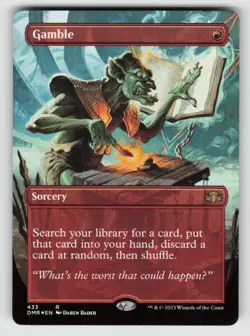 Gamble (Borderless)*Foil* DMR 433 LP - Image 1