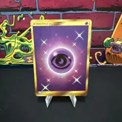 Pokemon 2017 Gold Sun and Moon base set Secret Psychic Energy 162/149 NM/M - Image 1