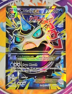 🔥Pokemon TCG M Glalie EX Full Art Holo Ultra Rare Card 156/162 Breakthrough🔥📈 - Image 1