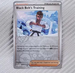 Black Belt's Training 📈 Pokemon Journey Together JTG EN (SV09) 145/159 Reverse - Image 1