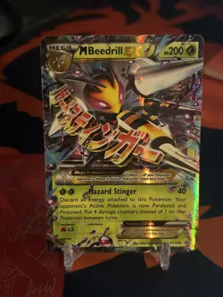 M Beedrill EX XY158 XY Holo Black Star Promo Pokemon Tcg - Image 1