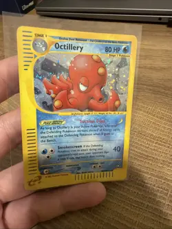 Pokemon Aquapolis Set Unlimited Octillery H20/H32 Holo Rare LP - Image 1