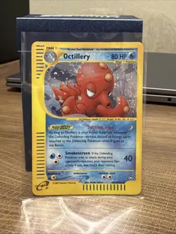 Pokemon Aquapolis Set Unlimited Octillery H20/H32 Holo Rare LP - Image 2