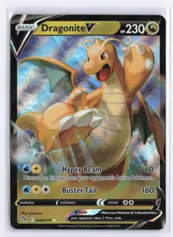 Dragonite V 049/078 Pokemon GO Ultra Rare NM - Image 1