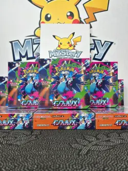 Inferno X Booster Box Pokemon Card Game MEGA M2 w/shrink [Sealed] Japanese 3Boxs - Image 1